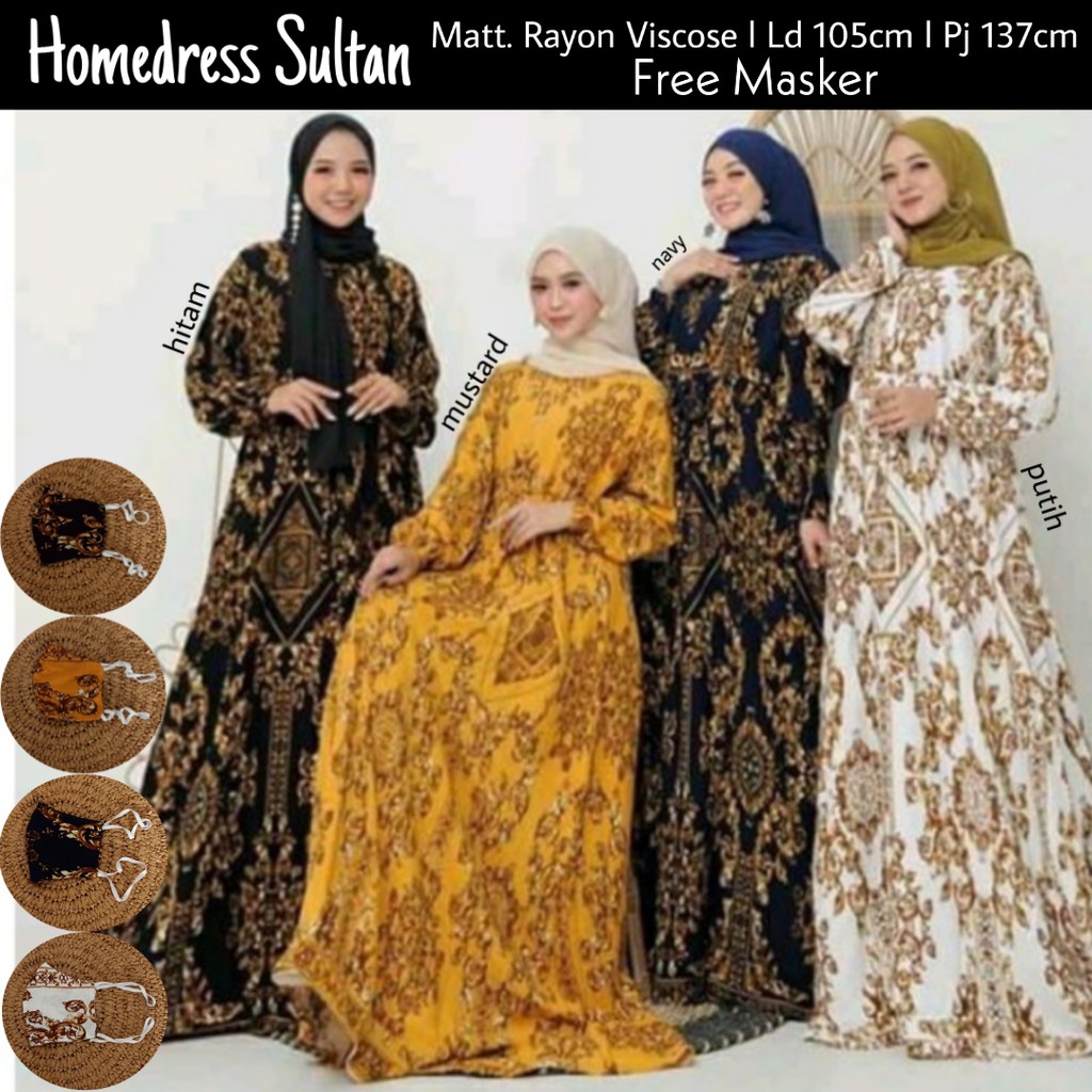 GAMIS SULTAN RAYON PREMIUM / MEWAH MAXY / SULTAN MAXY DRESS RAYON PREMIUM / WIJAYA FASHION