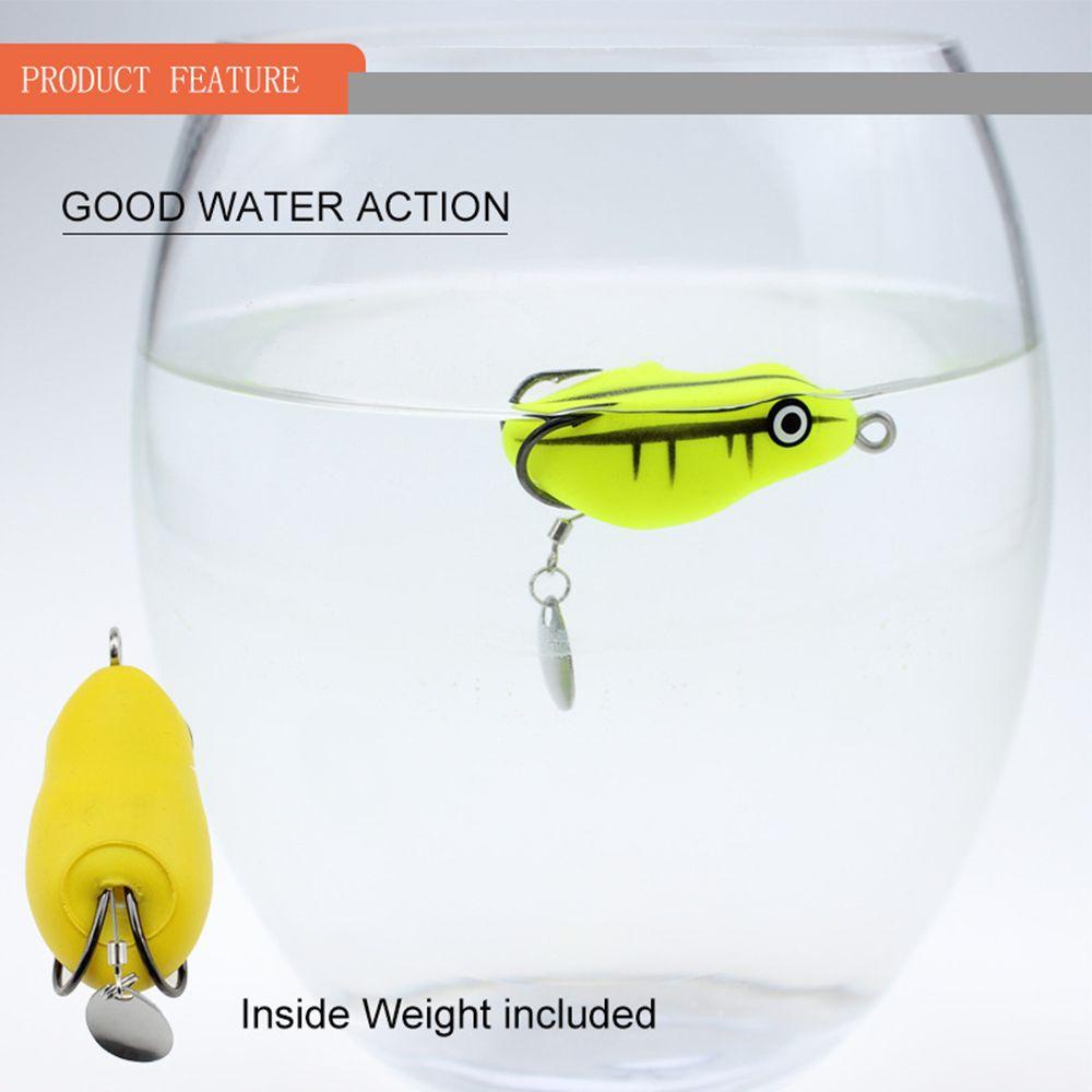 Umpan Pancing Nanas Lifelike Colorful Kait Ganda Bass Lures Topwater Soft Thunder Frog