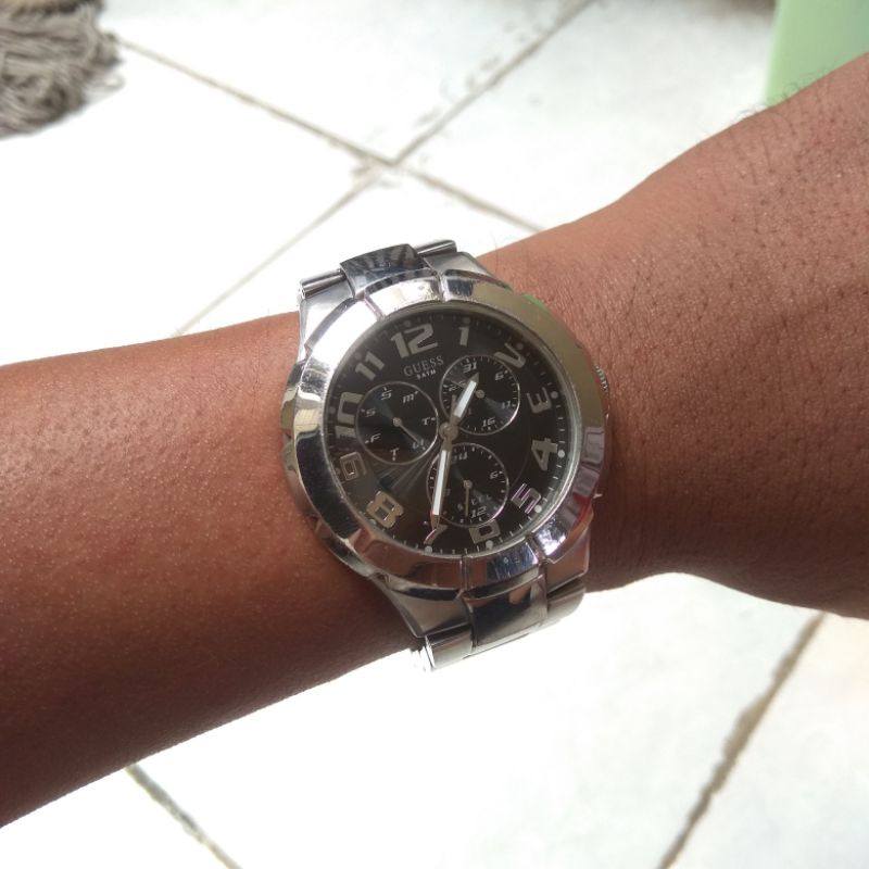 Jam tangan pria Guess Mens watch 190199G3