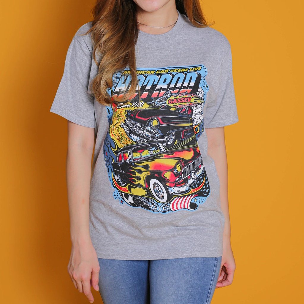 Kaos Distro Hotrod New States Apparel Premium Pria Dan Wanita