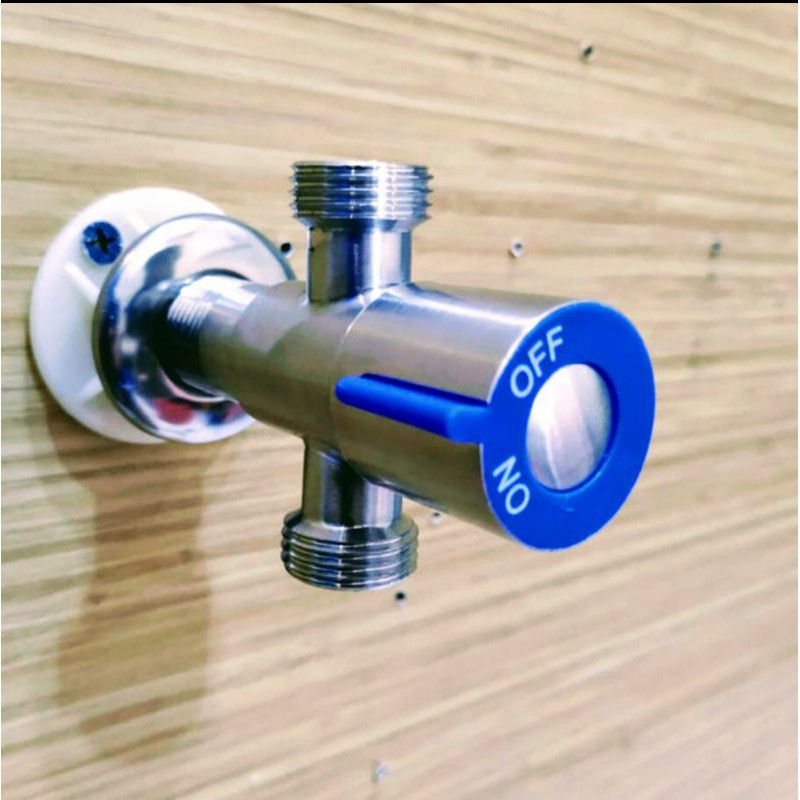 KERAN AIR. STOP KRAN CABANG STAINLESS 304. KERAN T. KRAN T