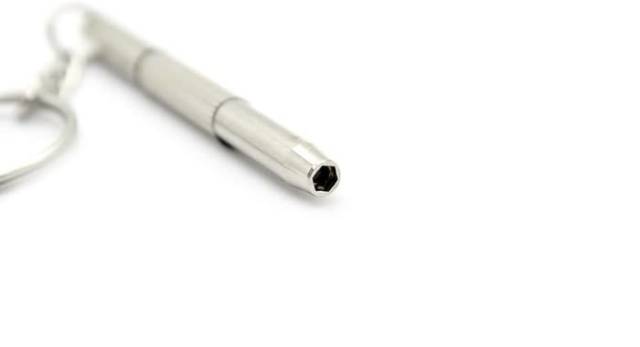 Gantungan Kunci Obeng Plus Minus Mini Screwdriver Keychain EDC 4in1