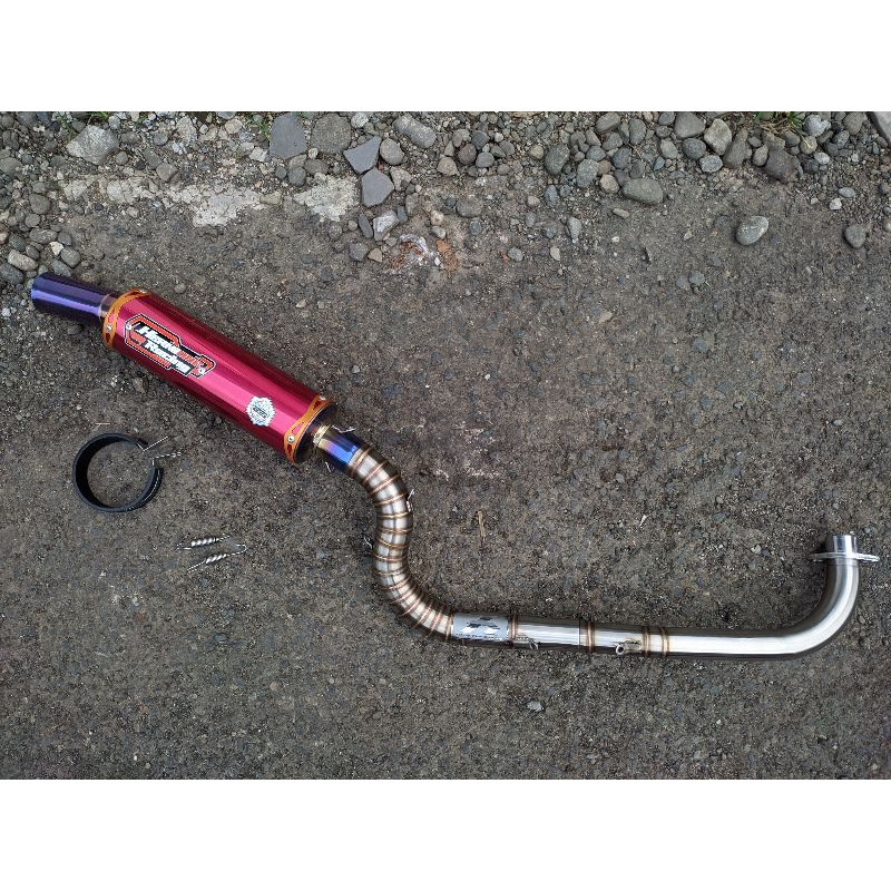 knalpot suprax supra125 kharisma revo copy thailand