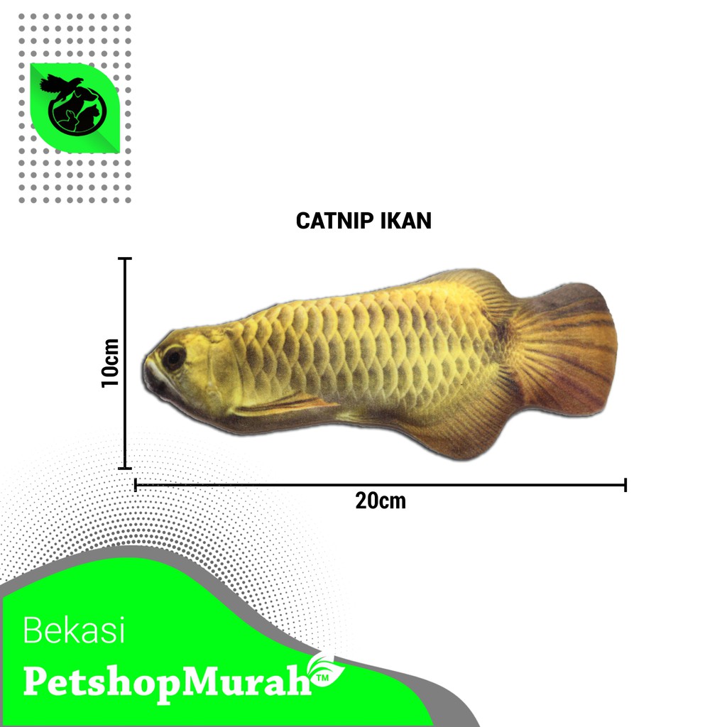 Mainan Kucing Anjing Gigitan Pet Toy Cat Nip Catnip Fish Ikan Murah