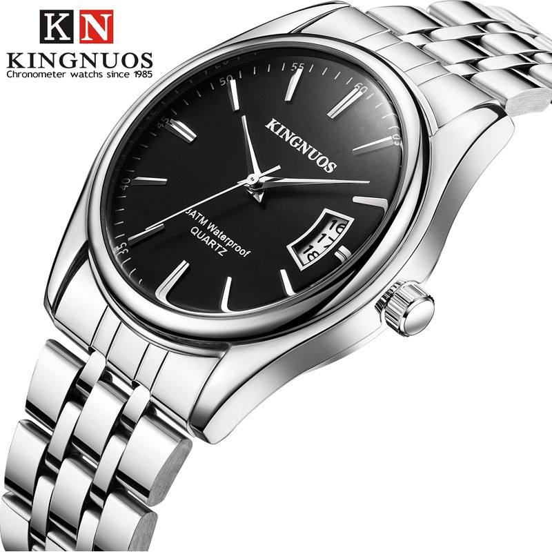 Jam Tangan Pria Elegan Anti Air Stainless Steel Fashion Premium Men Business Watch Import JT15A