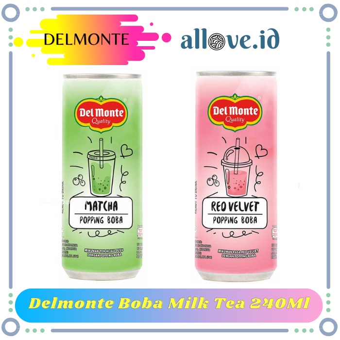 

Delmonte Boba Milk Tea 240Ml