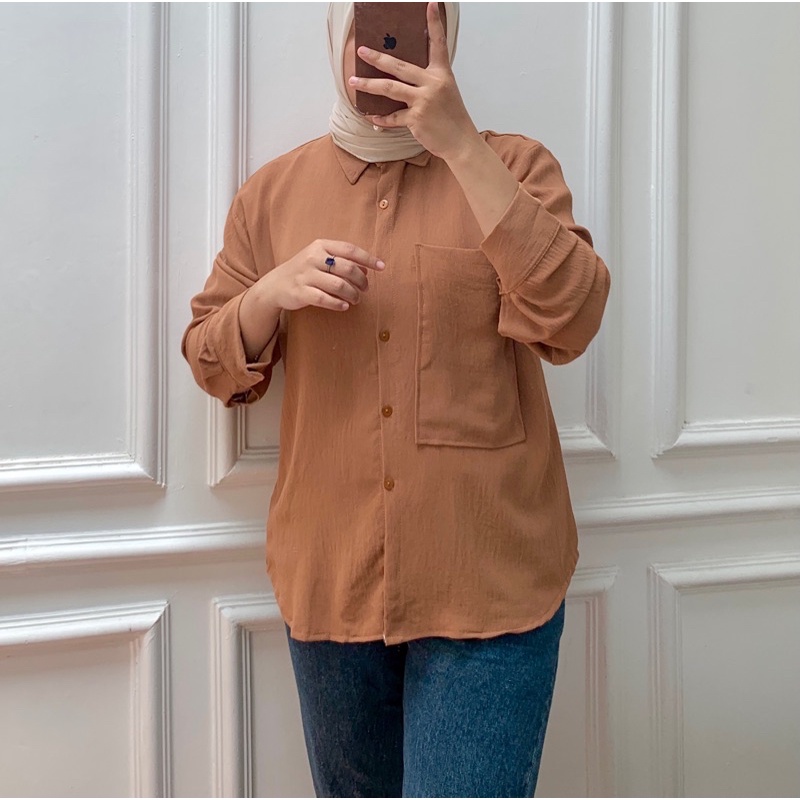 SAZUKA TOP BLOUSE AIRFLOW SAKU SATU