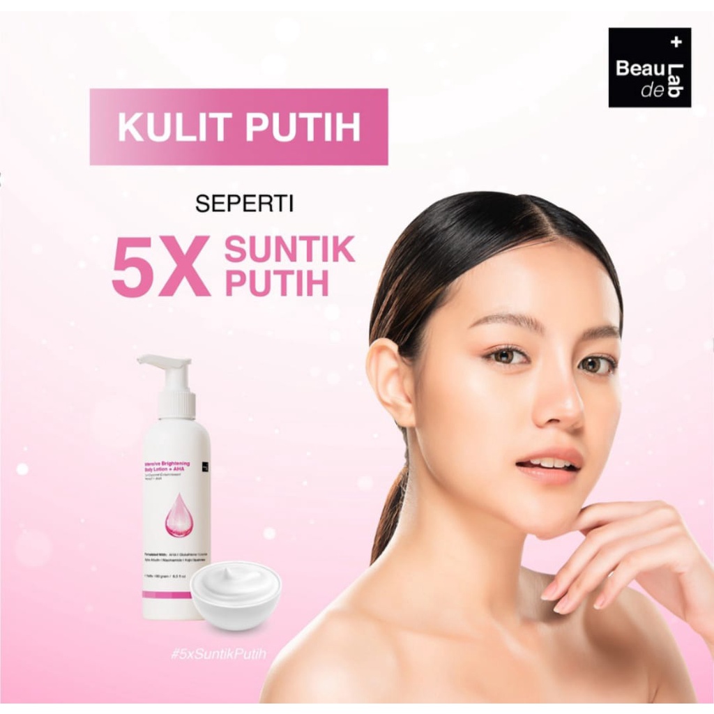 BEAUDELAB BRIGHTENING BODY LOTION AHA / LOTION PEMUTIH BADAN EXTRA SUNSCREEN