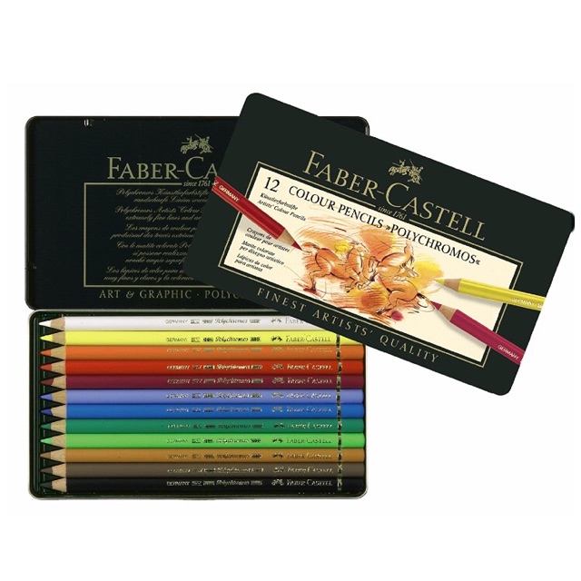 

Faber Castell Polychromos Colored Pencil 12 Colors