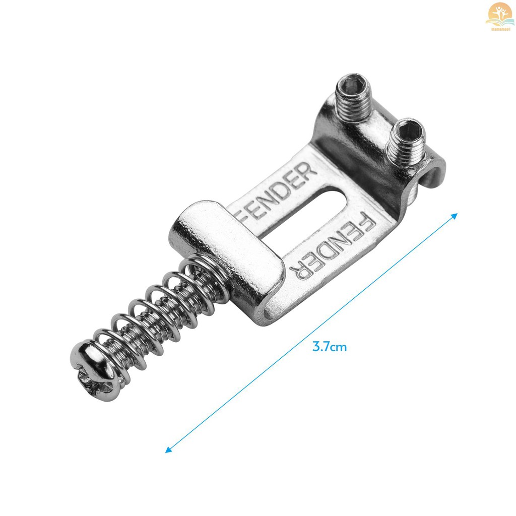 6pcs Saddle Bridge Dengan Kunci Pas Pengganti Untuk Gitar Elektrik St