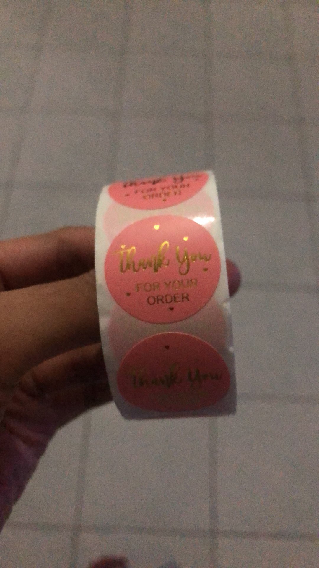 COD Stiker Label Segel Tulisan Thank You For Your Order COD Stiker Label Segel Tulisan Thank You For Your Order