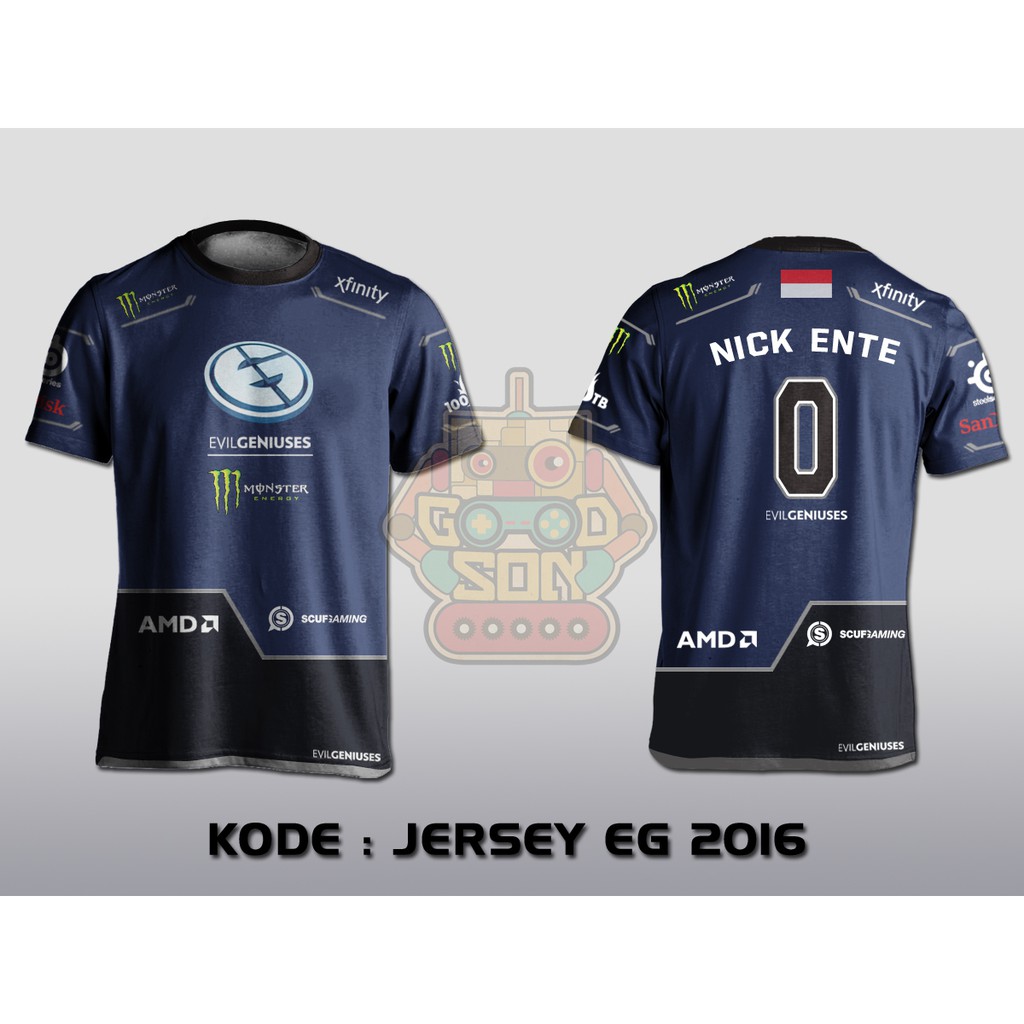 Jersey Gaming V Sport Design Full Printing Shopee Indonesia