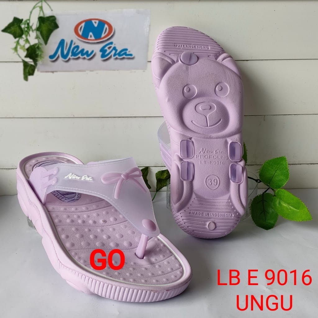 gof NEW ERA LB E 9016 &amp; LB E 90091 Sandal Japit Wanita Sandal Wedgest Berkualitas