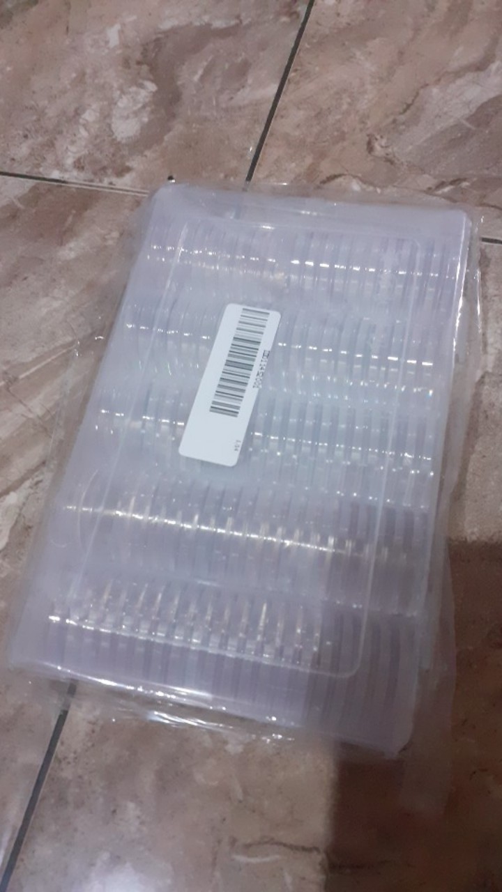 Kotak Wadah Dengan Bentuk Bulat Dan Bahan Plastik Transparan Ukuran 30mm Untuk Koin Storage Box