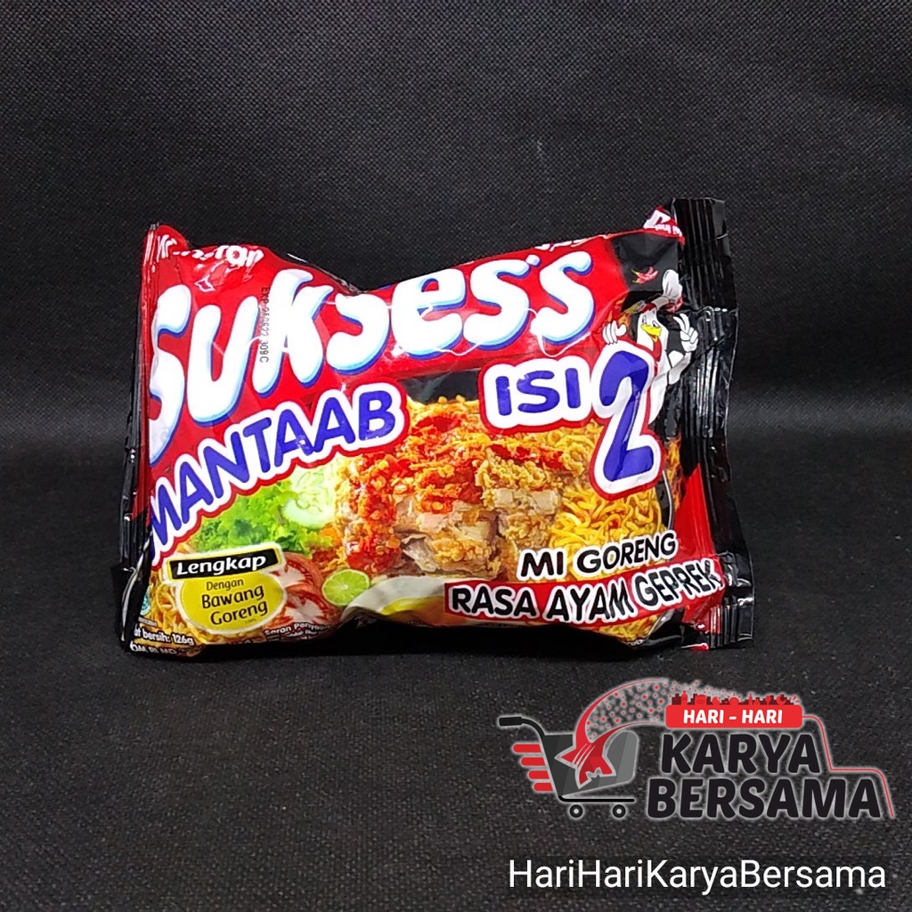 

SUKSES'S MIE AYAM GORENG ISI 2 RASA AYAM GEPREK 126GR