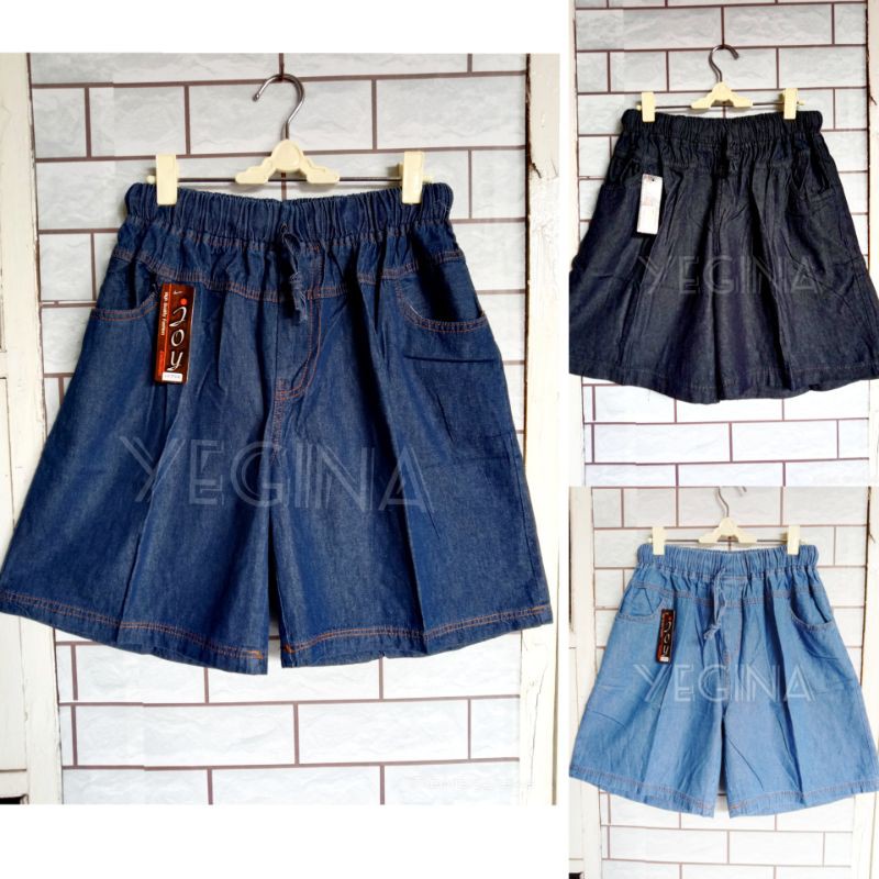 HOTPANTS JEANS JUMBO STANDAR WANITA/CELANA PENDEK JEANS WANITA/KULOT PENDEK JEANS WANITA JUMBO