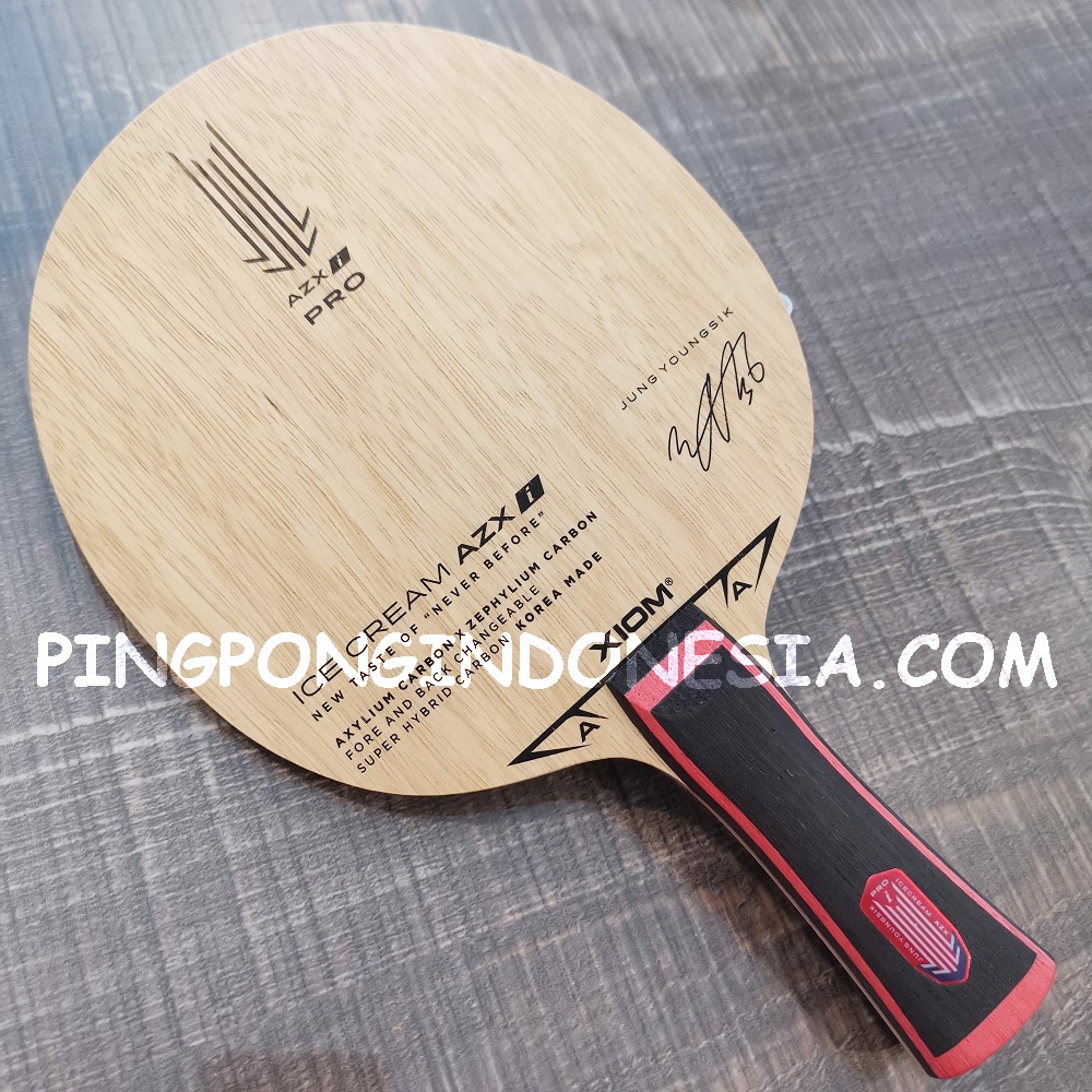 Xiom Ice Cream AZXi Pro - Blade Kayu ALC ZLC Axylium Zephylium Carbon Pingpong Tenis Meja Bet Bat