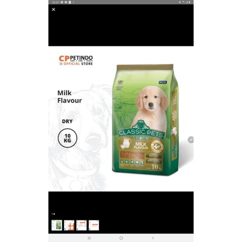 Classic dog puppy milk -10 kg