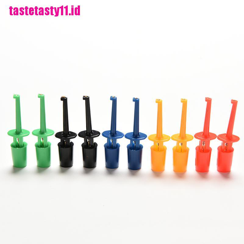 10 Pcs Klip Kait Uji Probe Mini Multi Warna SMD