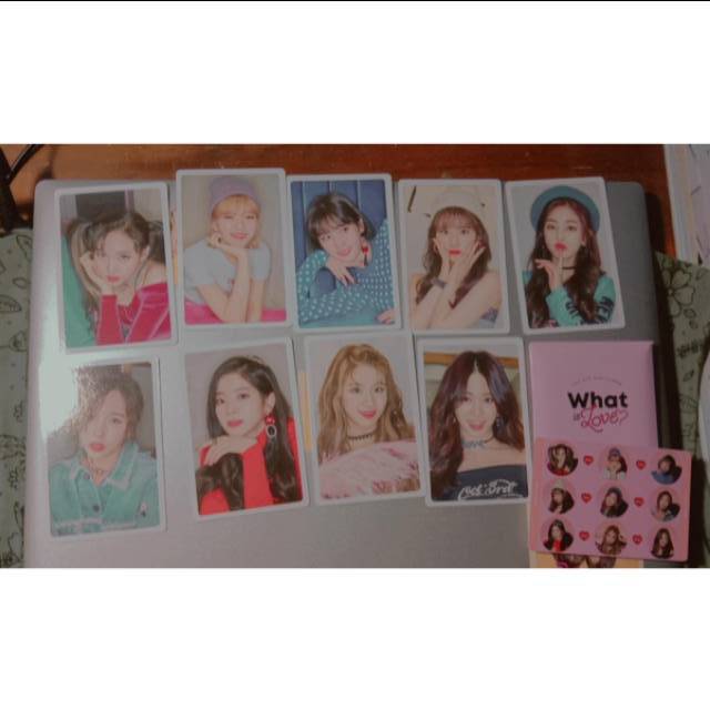 Photocard set twice what is love official