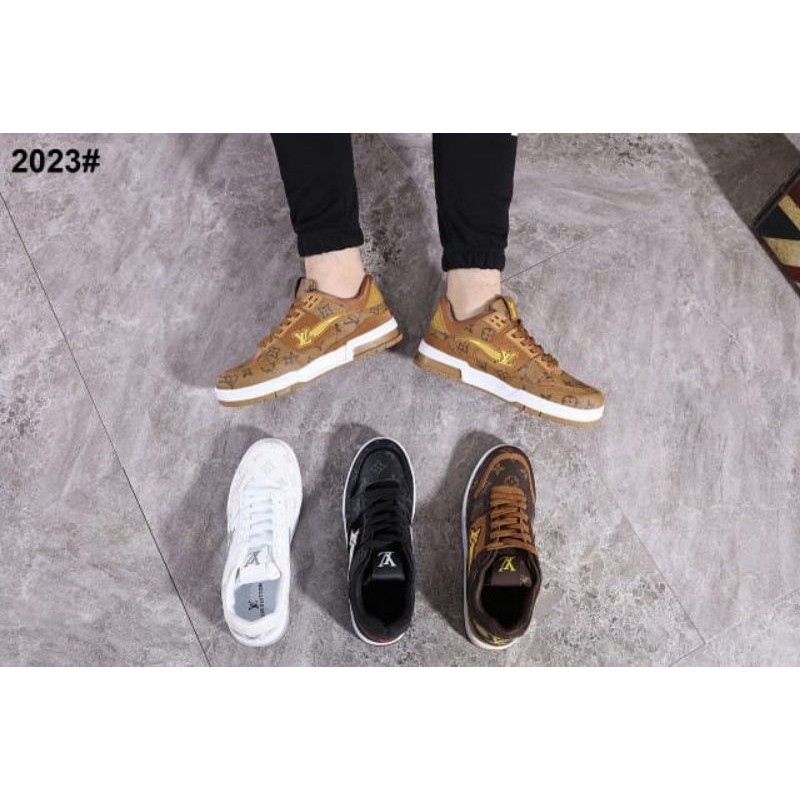 *Sepatu Louis Vuitton Men Shoes Semi Premium