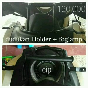 BREKET DUDUKAN LAMPU &amp; HOLDER HP,GPS NMAX