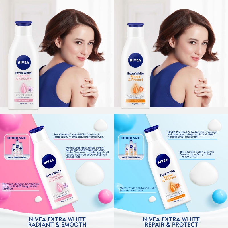 NIVEA Body Care Extra White Body Lotion 100 ml