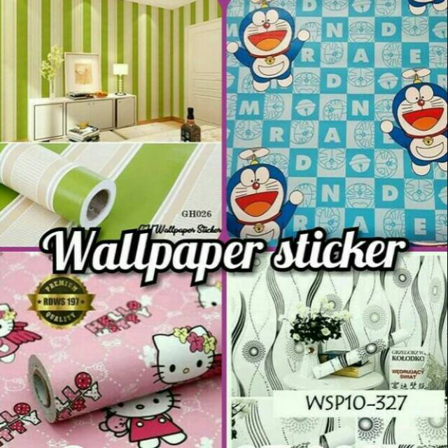 Stiker Wallpaper termurah karakter premium 45x10