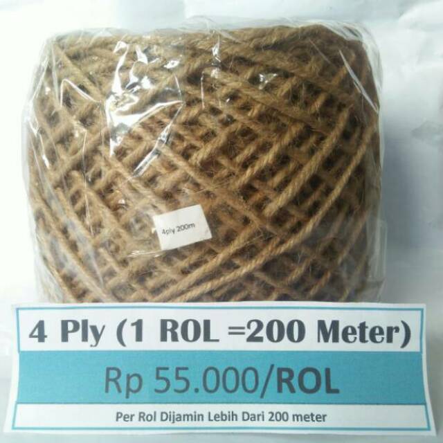 

Tali goni tali rami 4ply 200meter