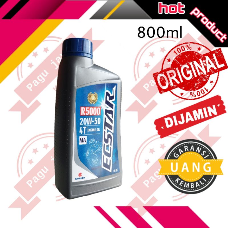 oli mesin SGO suzuki 4T 0.8 liter sae 20w50 ORIGINAL
