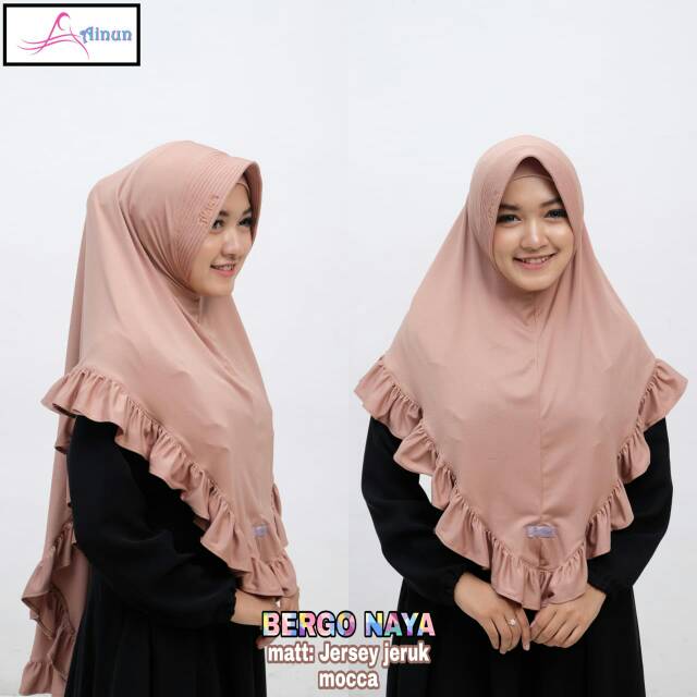 Bergo Nisa By Ainun Hijab Shopee Indonesia