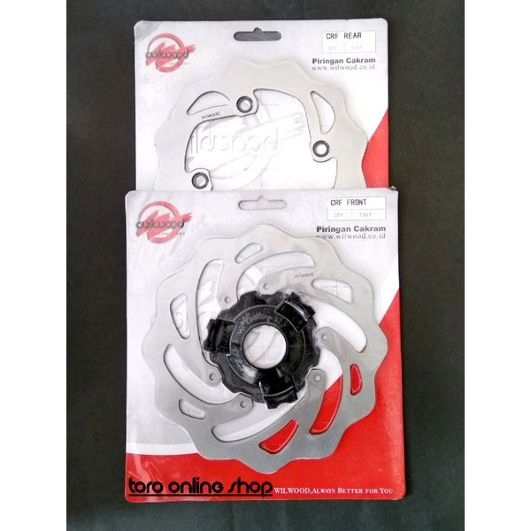 wilwood piringan cakram crf 150L - piringan set crf 150 - piringan cakram depan dan
