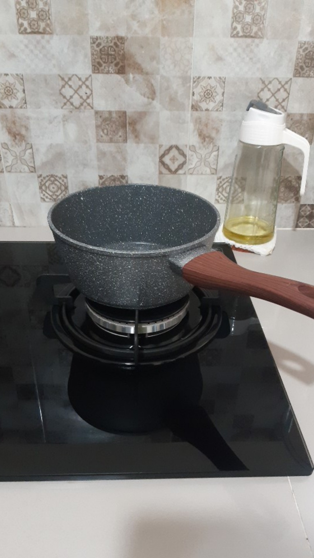 Cypruz Sn0212 Sauce Pan 18cm 18 Saucepan Marble Teflon Induksi Wajan