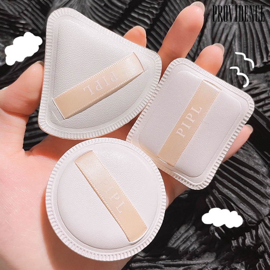 Providence 3pcs / Set Spons Puff Foundation Cair / Bedak / Kosmetik / Makeup Lembut Breathable Portable