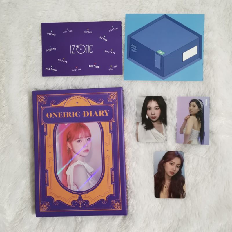 READY STOCK OFFICIAL IZ*ONE ONEIRIC DIARY ALBUM FANTASY VER. - IZONE HYEWON HITOMI CHAEYEON