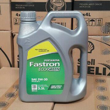 OLI MESIN MOBIL LCGC PERTAMINA FASTRON ECOGREEN 5W-30 3,5 LITER