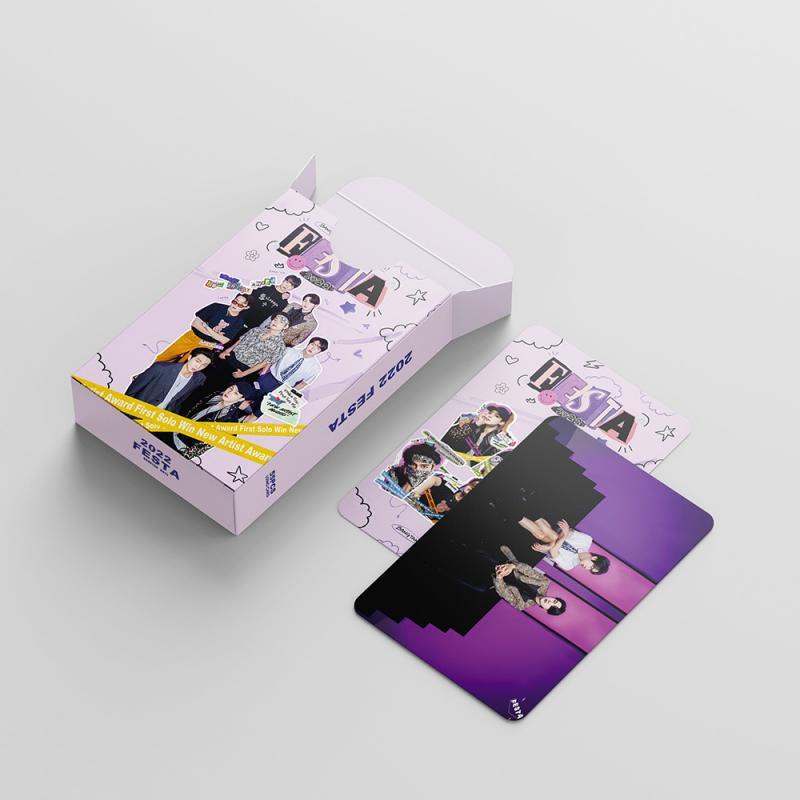 Kartu Lomo Foto KPOP BTS 2022 9 Anniversary