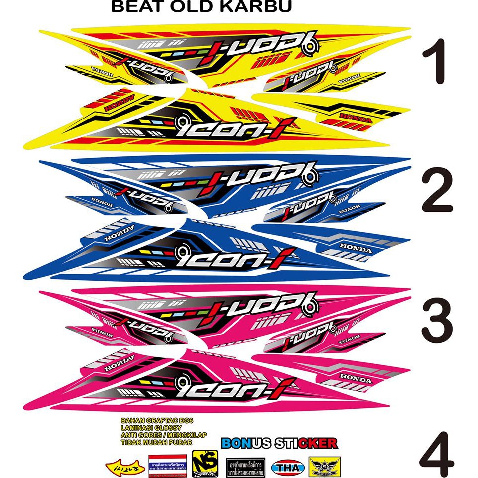 STRIPING BEAT KARBU ICON VARIASI