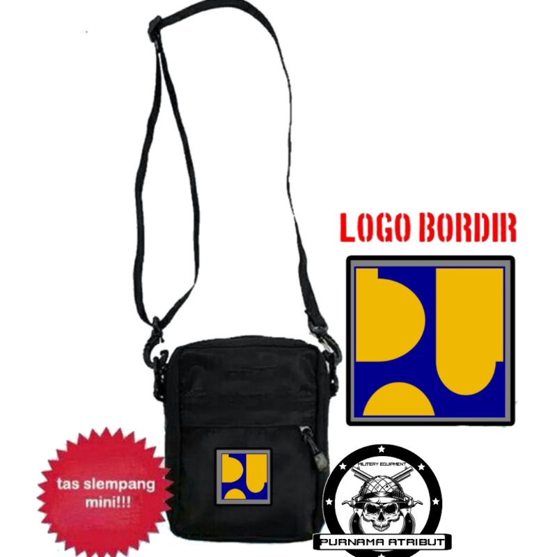 tas selempang logo pupr