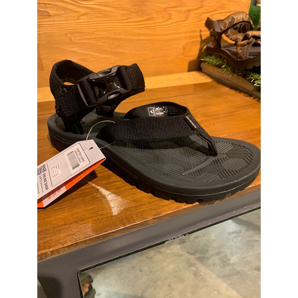 SANDAL ORIGINAL BHARDEV PINCH ROLL STRAP - BLACK