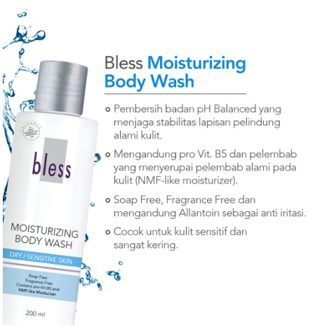 Bless Moisturizing Body Wash For Sensitive Skin 200 ml