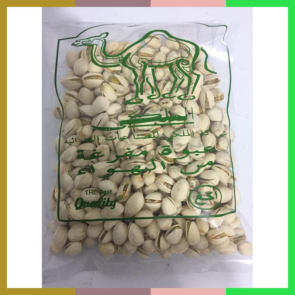 

Kacang Pistachios / Fustuk / Ketawa Oleholeh Haji & Umroh 500Gr