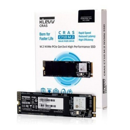 Klevv 256GB CRAS C710 256GB M.2 2280 NVMe PCIe Gen3 X4