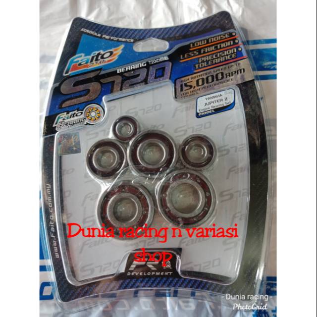 Bearing mesin Faito Fullset S720 Jupiter Vega R Jupiter Z bahan Ceramic 1500rpm