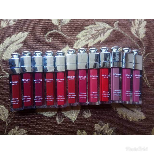 Lipstick revlon tutup silver 3D Matte ~ lip cream long lasting