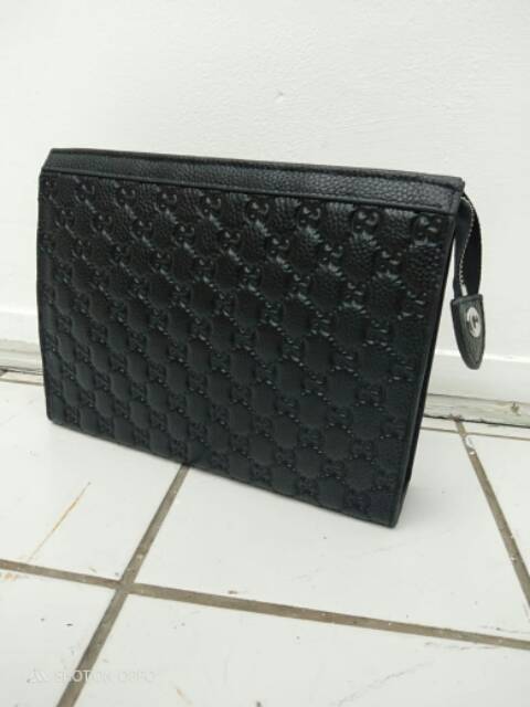 Handbag clucth kulit asli import