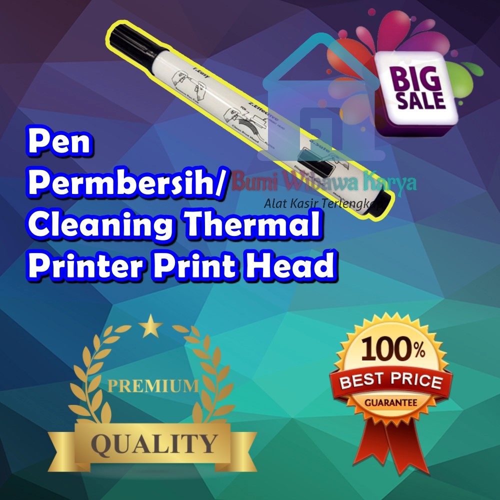 

Pen Spidol Pembersih Print Head Thermal / Cleaner Print Head Mantap