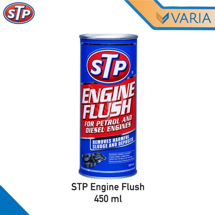 STP Engine Flush 450 ml Pembersih Oli For Petrol &amp; Diesel Engines