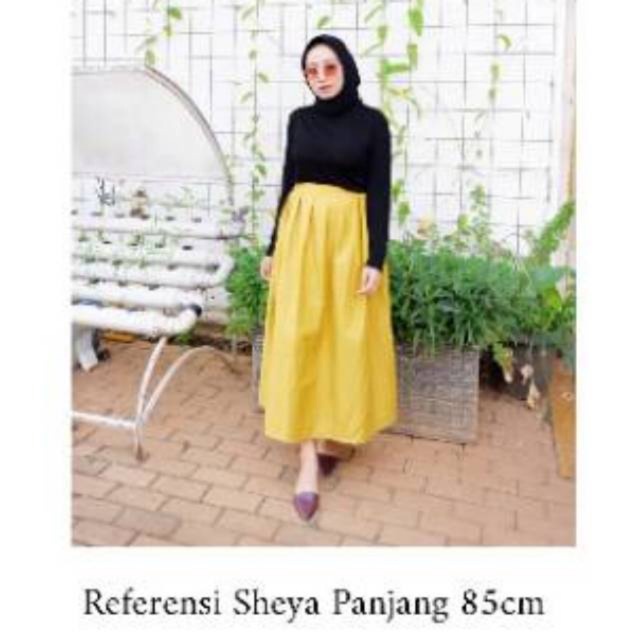 Rok Sheya MAXI (Custom Panjang 85/90/95 ) // Rok Panjang Pastel // Rok viral tiktok / Rok Kerja