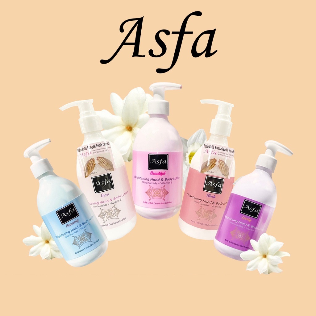 ASFA BRIGHTENING BODY LOTION With Niacinamide &amp; Vit E - 300ML